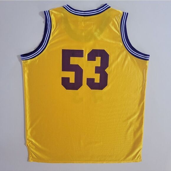 Chaska High School Hawks #53 Basketball Yellow Jersey - Picture 12 of 14